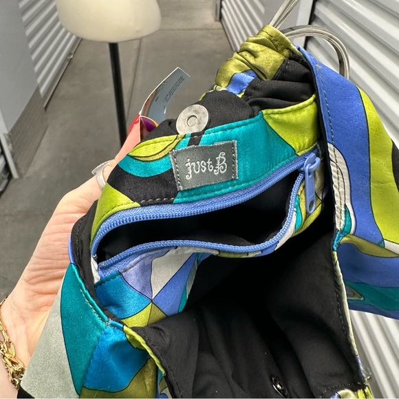 Y2k just b colorful handbag psychedelic handbag - Picture 5 of 6